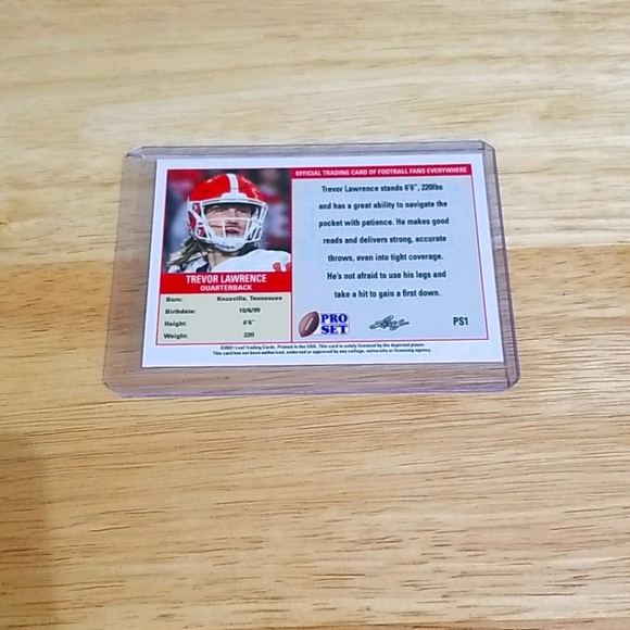 2021 Leaf Pro Set Trevor Lawrence RC - Picture 2 of 2